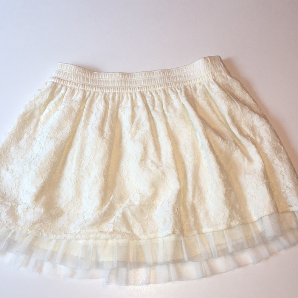 White Lace Skirt